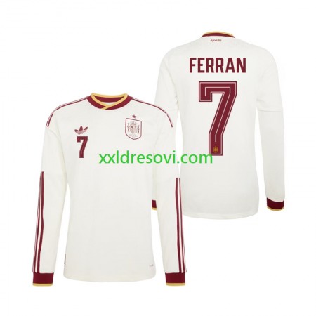 Španjolska Ferran Torres 7 Gostujući Nogometni Dres World Cup 2026 Dugim Rukavima Španjolska Ferran Torres 7 Gostujući Nogometni Dres World Cup 2026 Dugim Rukavima